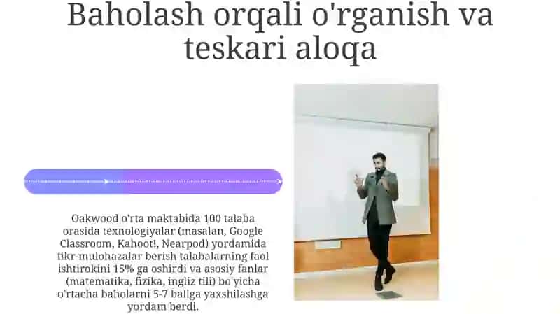 Taʼlim innovatsiyalar mavzusida taqdimot 4