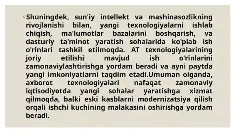 Axborot texnologiyasining bandlikka ta'siri 4