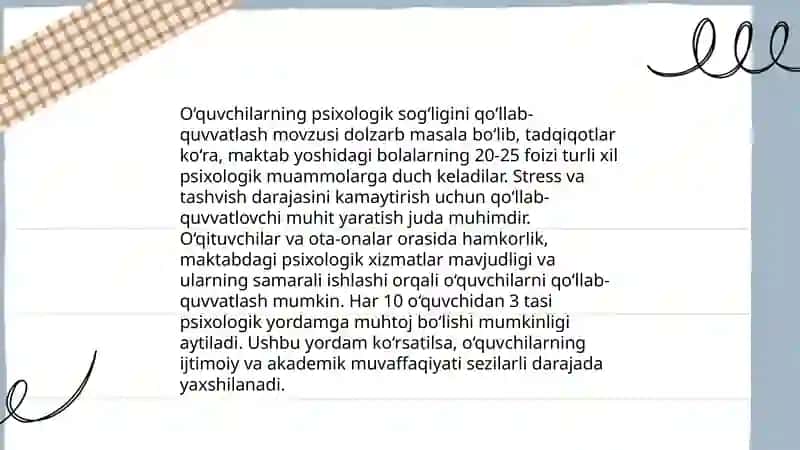 Ta’lim sohasidagi psixologning burchi va majburiyatlari 4