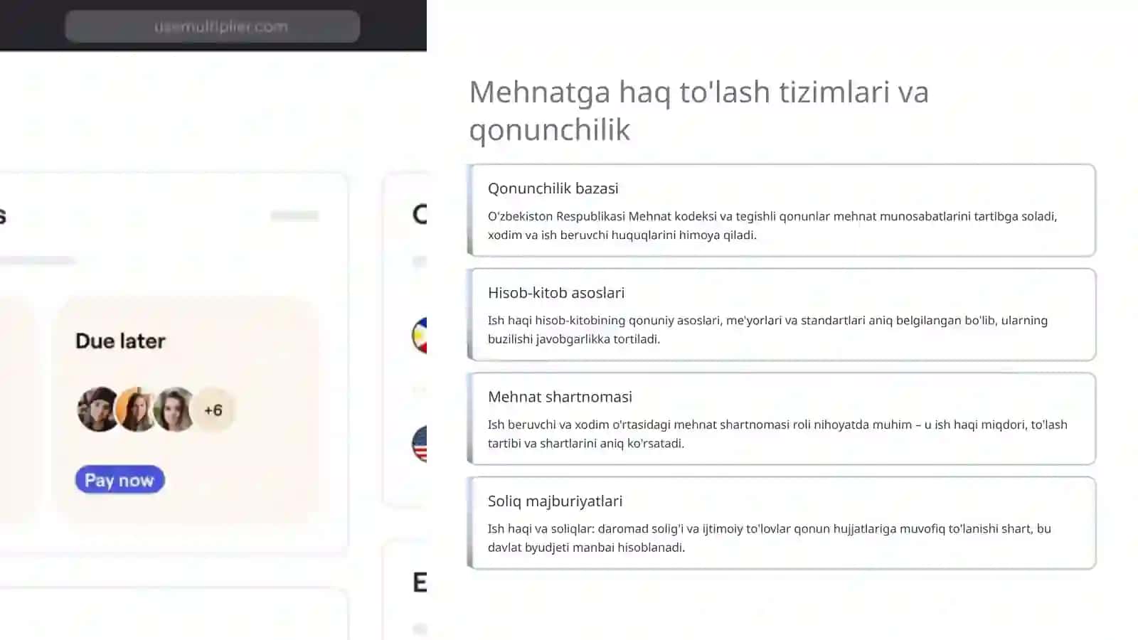 Mehnat va unga haq toʻlash hisobi 4