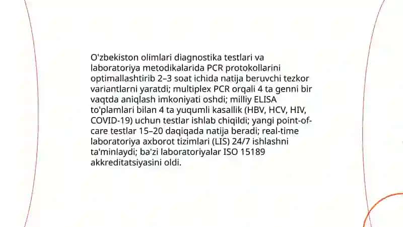 Ozbekiston olimlarning tibbiyotdagi yutuqlari 4