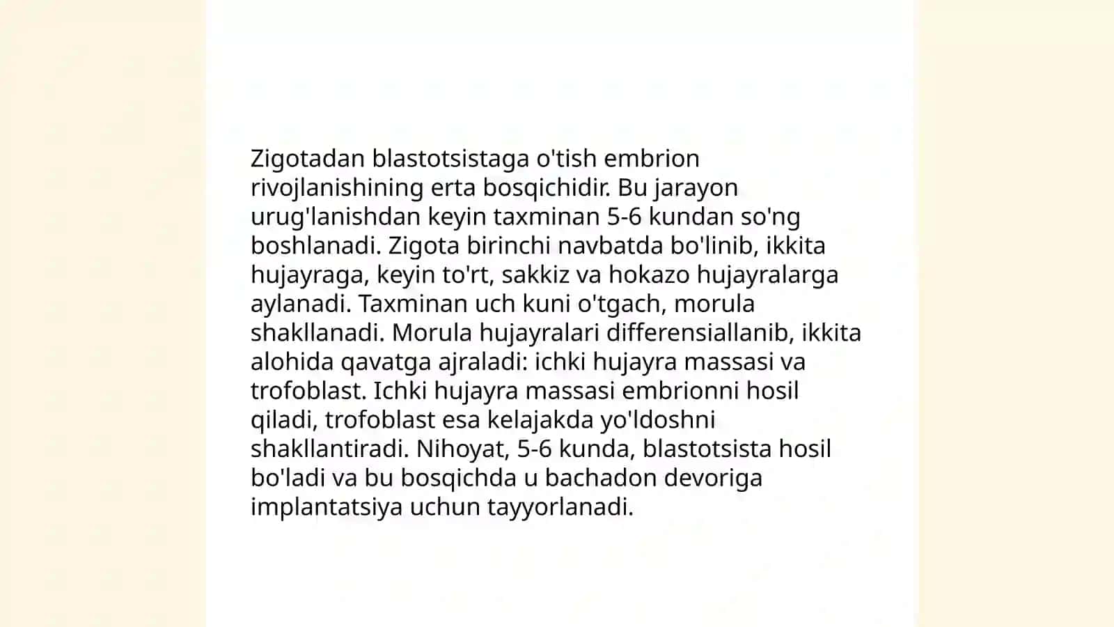 Odam embriogenezining qaltis davri 4