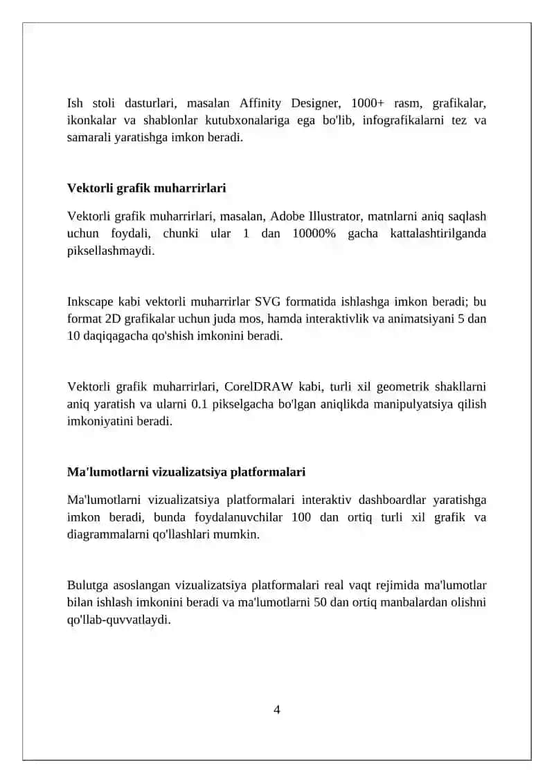 Infografikani yaratish texnologiyalari 4