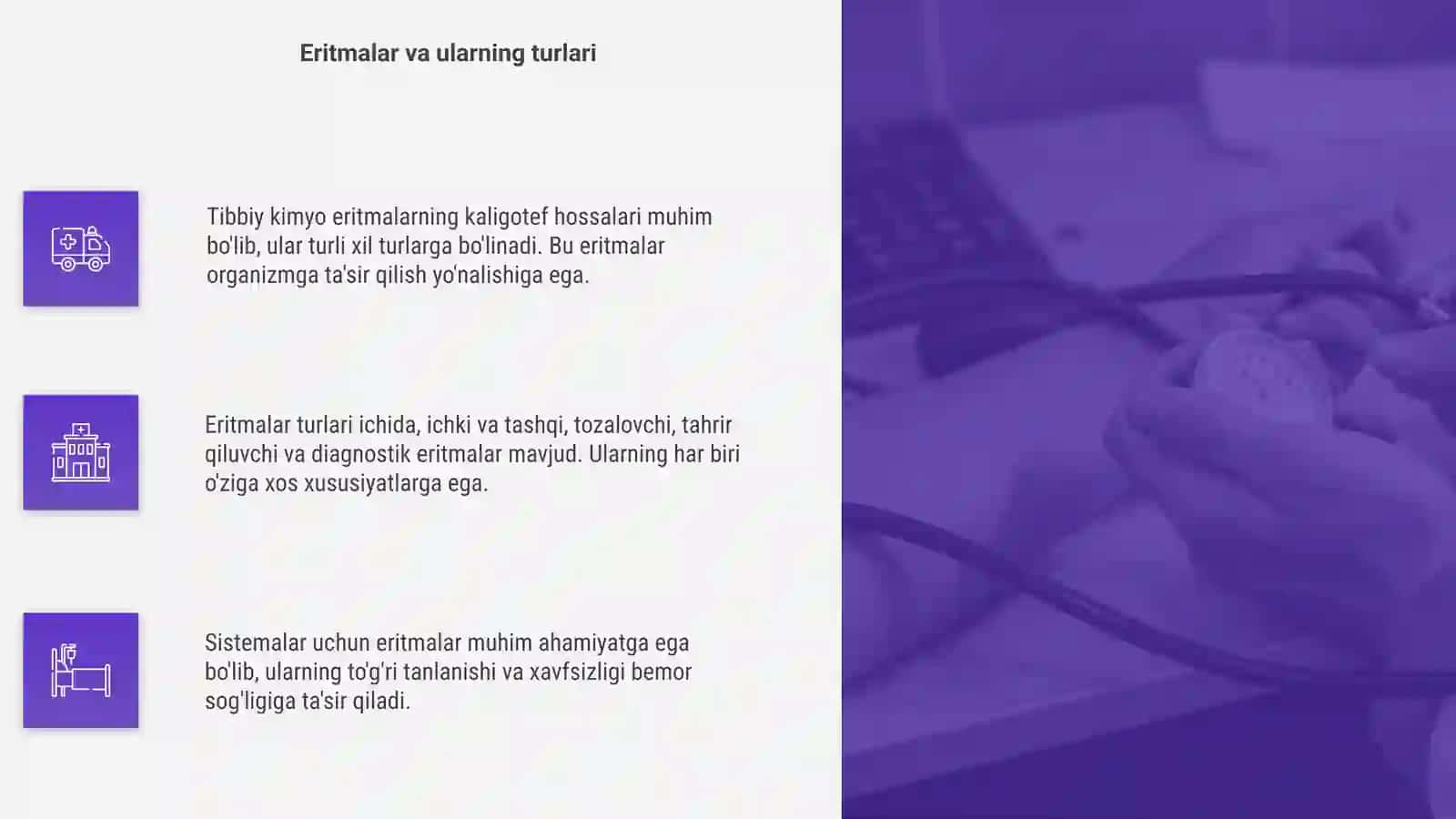 Tibbiy Kimyoga Kirish 4