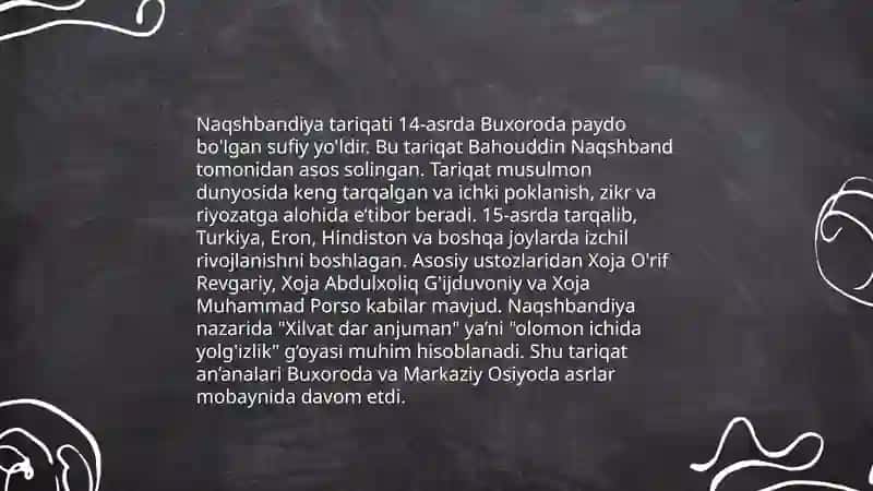 Yangi davr Sharq tasavvufi 4