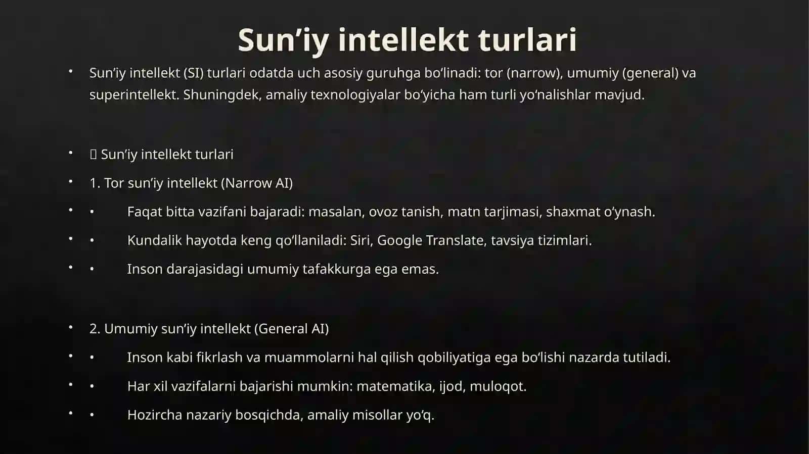 Sun’iyintellekt 4