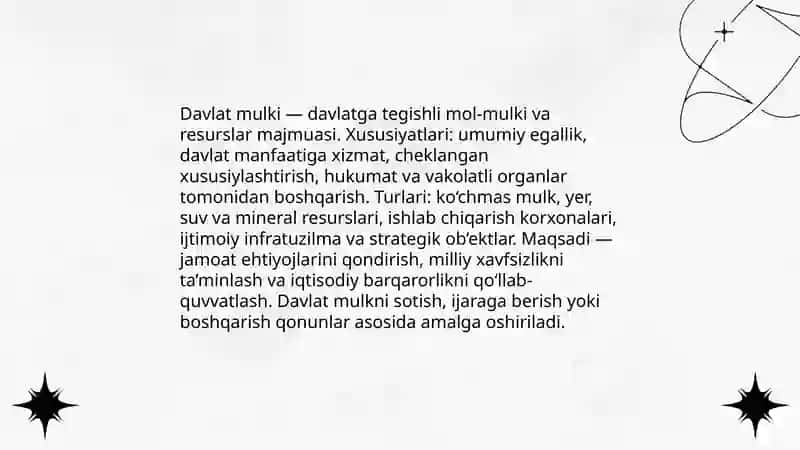 Mulk shakllari 4