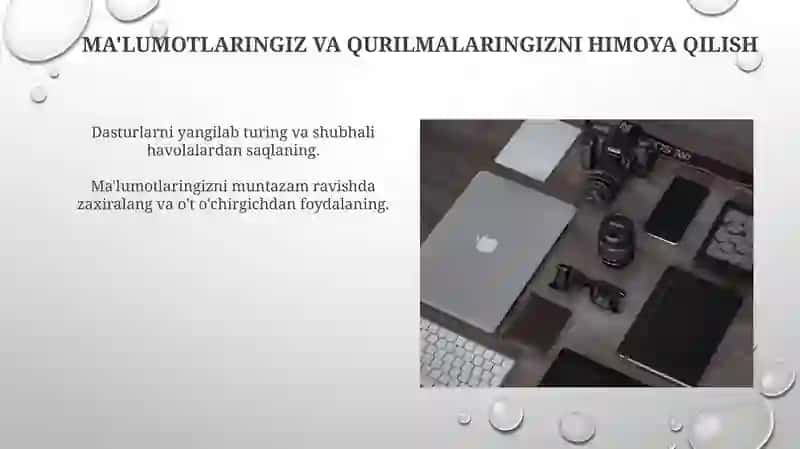 Muhim Xavfsizlik Choralar 4