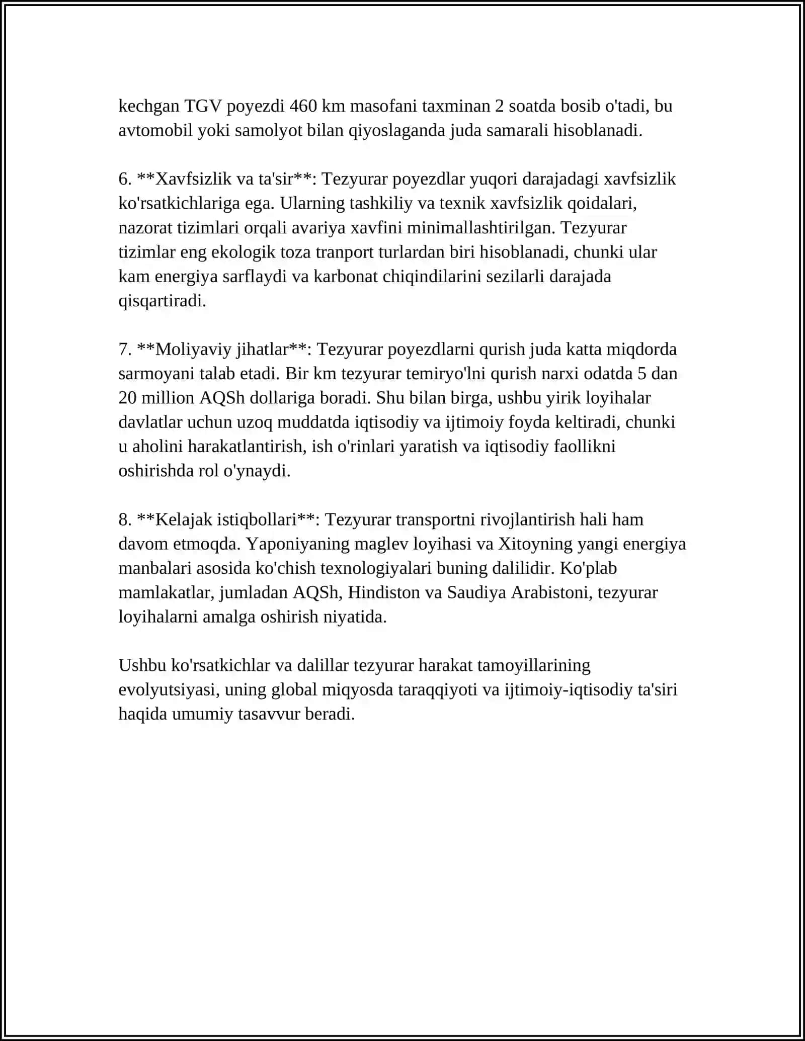 TEZYURAR VA YUQORI TEZLIKDAGI XARAKATLAR UCHUN MО‘LJALLANGAN STRELKALI О‘TKAZGICHLAR 4