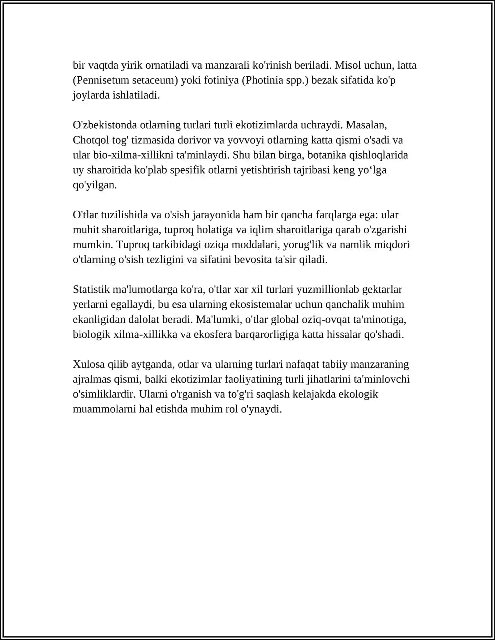 OT, SIFAT, SON SO'Z TURKUMLARIDA ISHLASH 4
