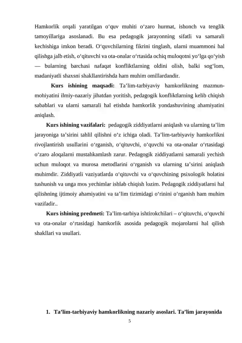 Ta’lim-tarbiyaviy hamkorlikning nazariy asoslari 4