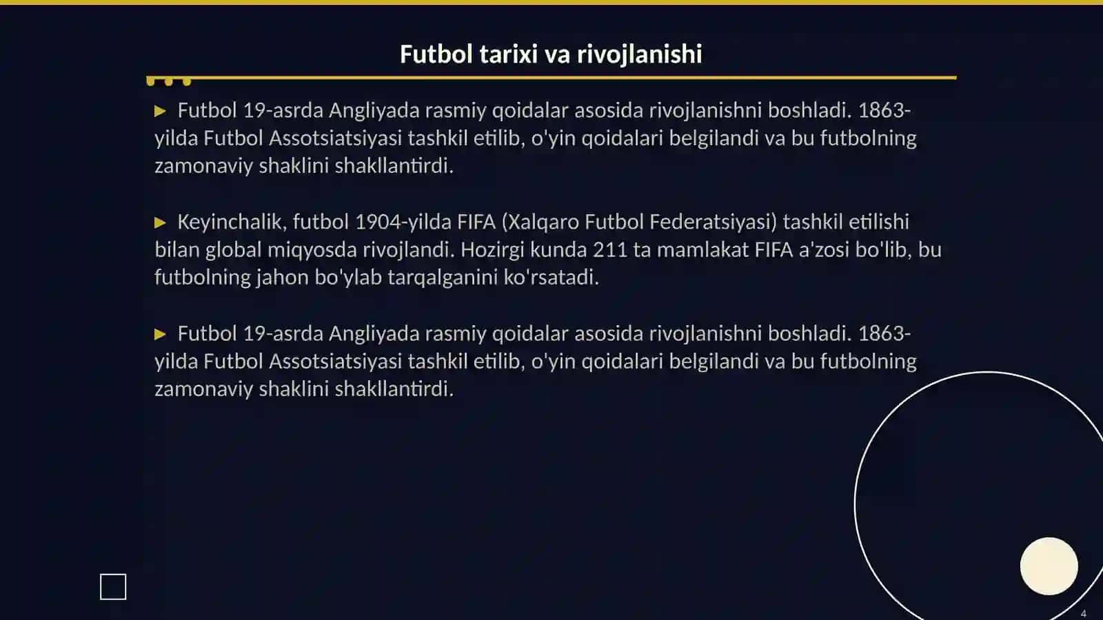 Sport o'yinlarni tashkil etish 4