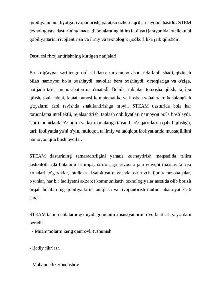 STEM va STEAMning rivojlanishi 4