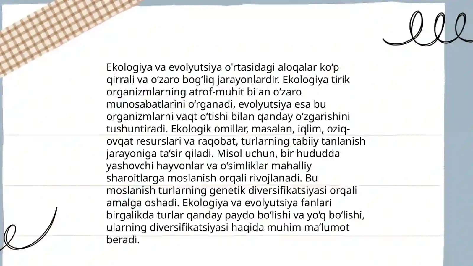 Koevolyutsiya va environmentalizim dialektikasi 4