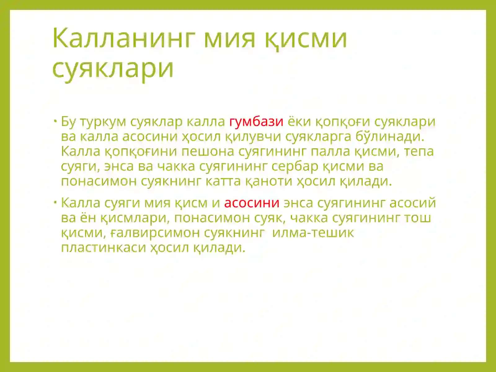 Анатомия кафедраси 4
