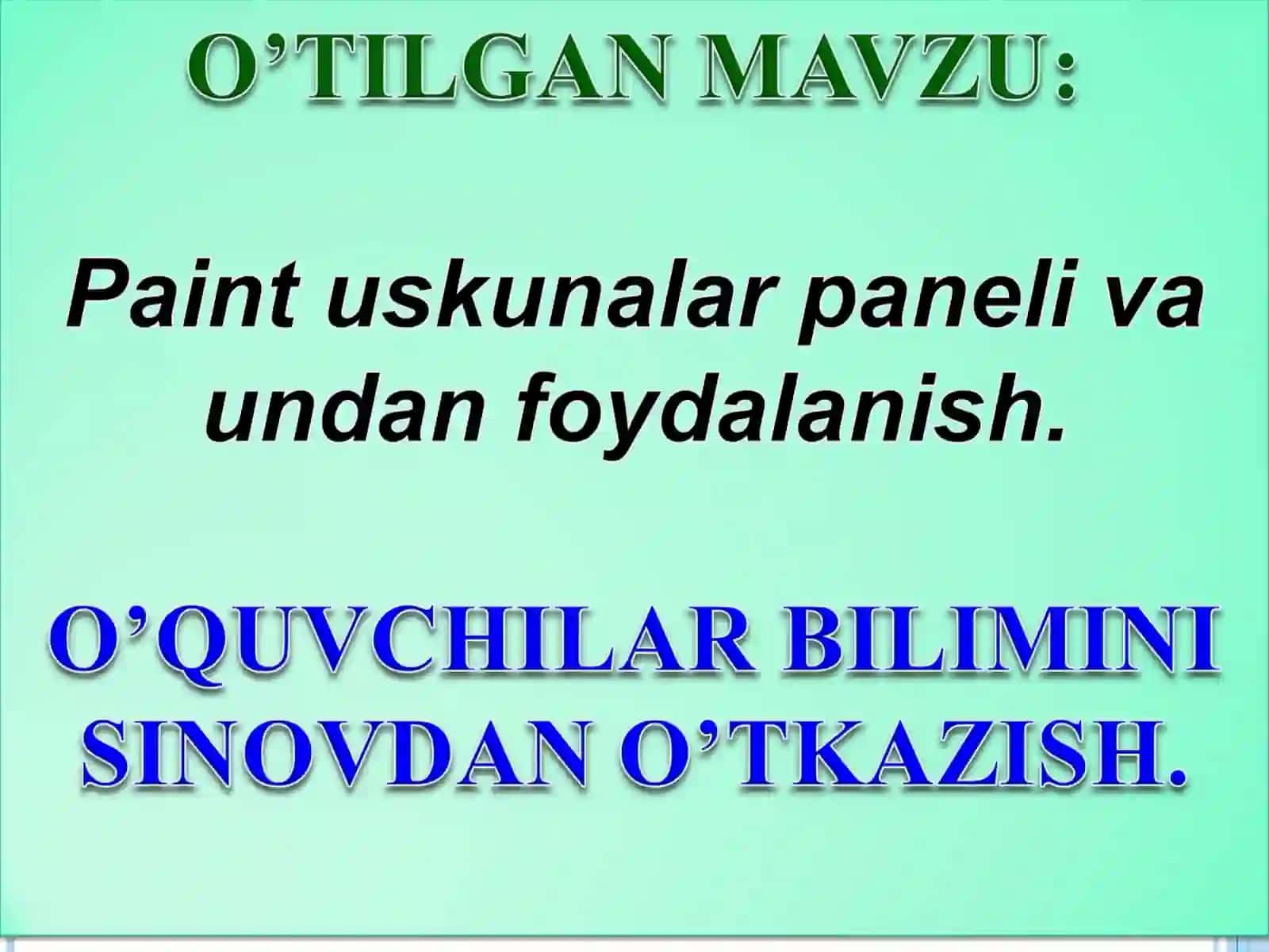 Paintda amallar bajarish 4