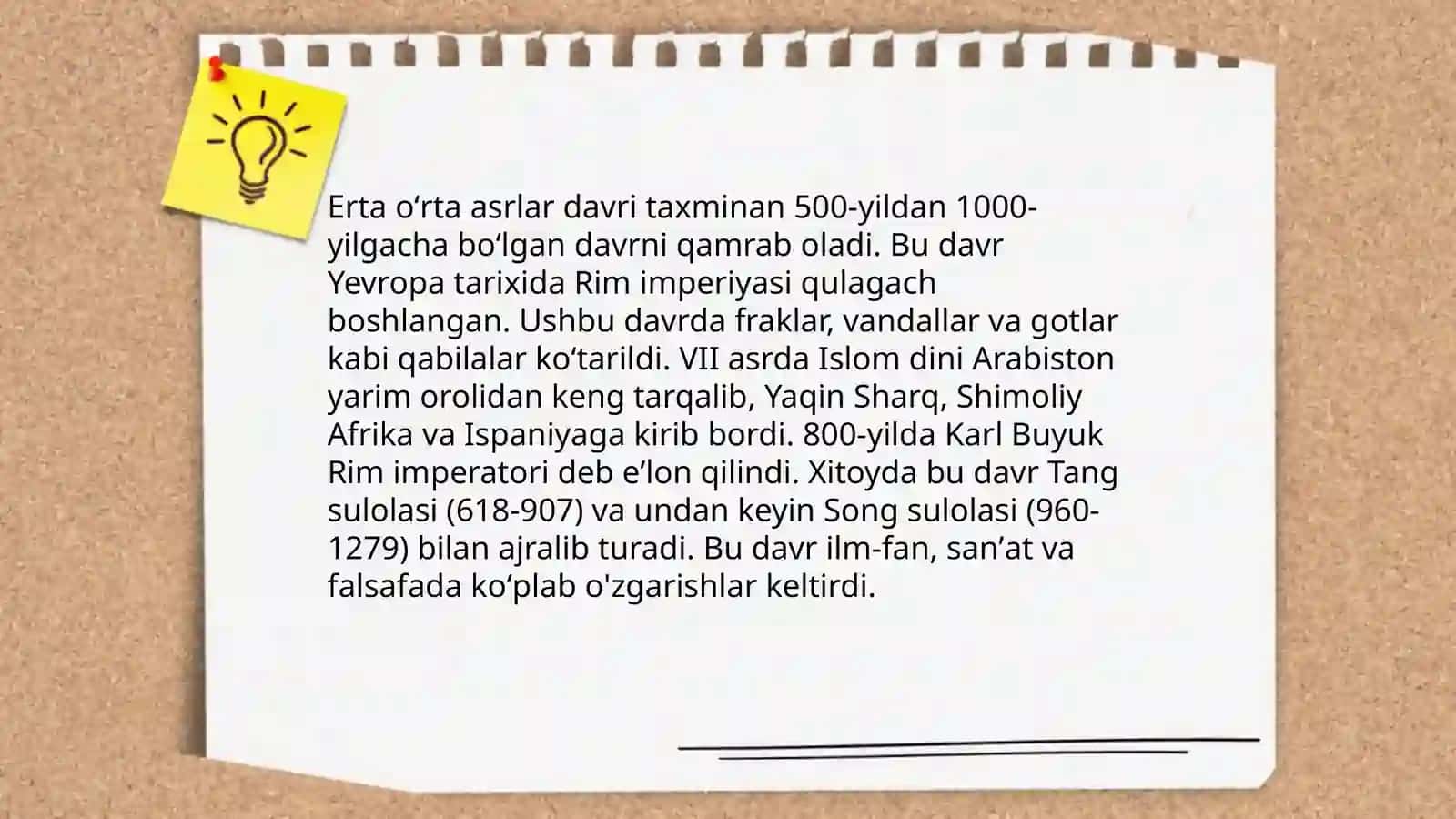 Orta asrlar tarixini davrlashtirish 4