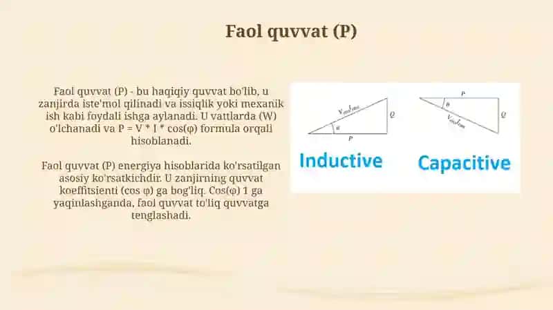 Quvvatlar uch burchagi 4