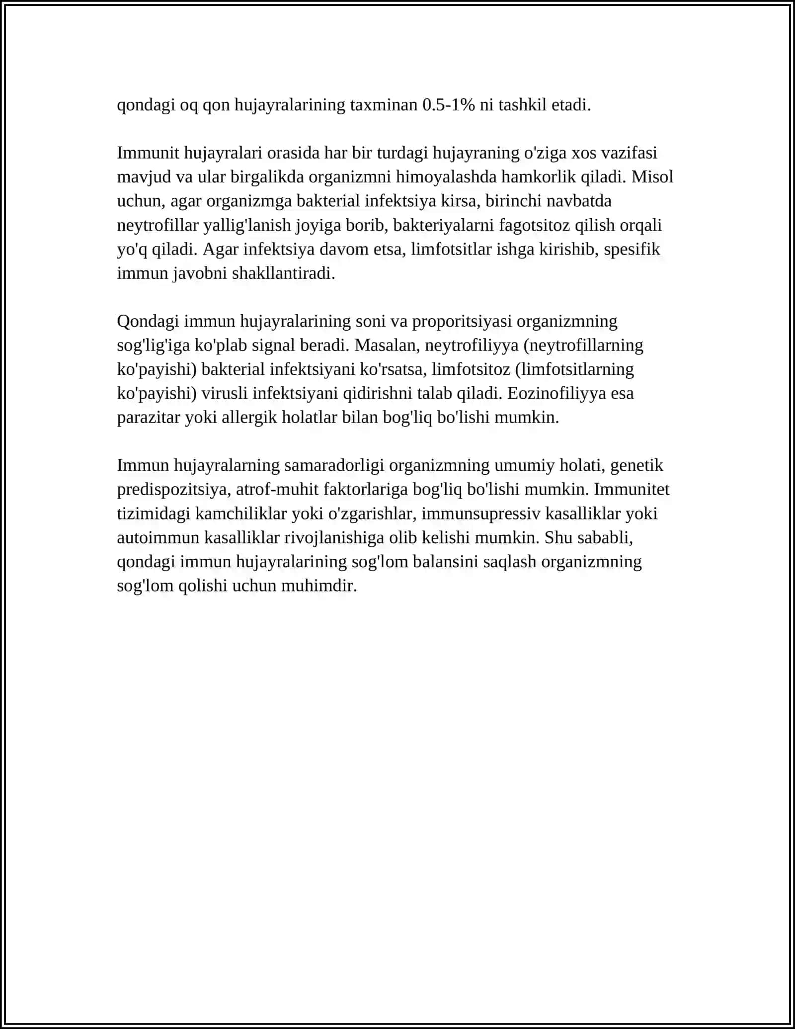 QONDAGI IMMUNITETI HUJAYRALARI 4