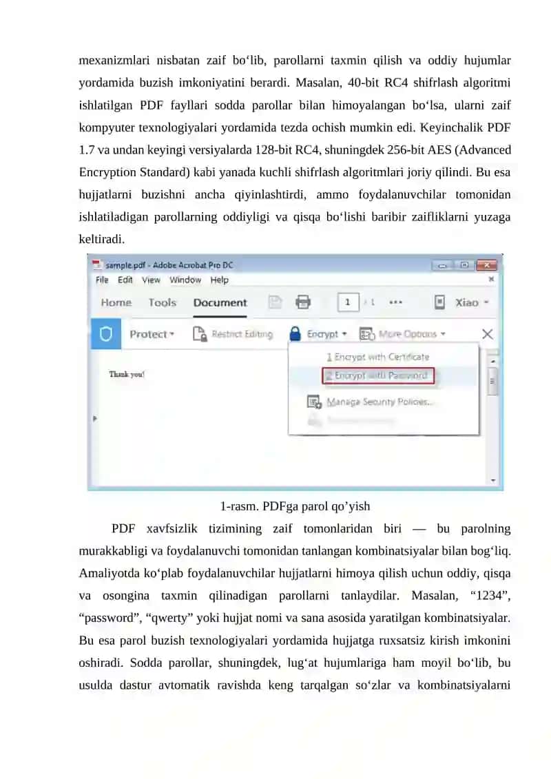 PDF fayllariga qo‘yilgan sodda parollarni buzish 4