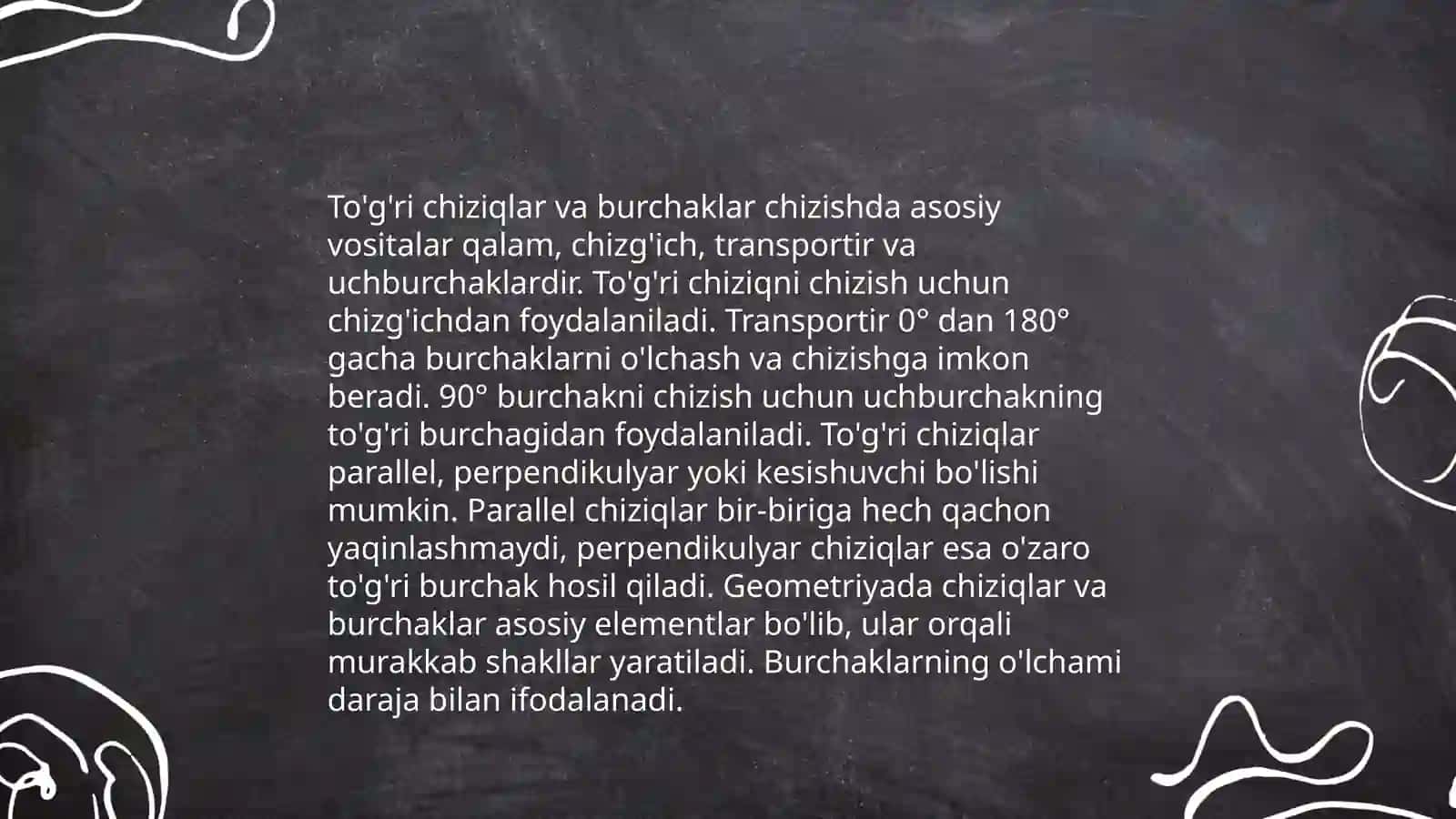 Chizmachilik asboblari va jihozlar 4