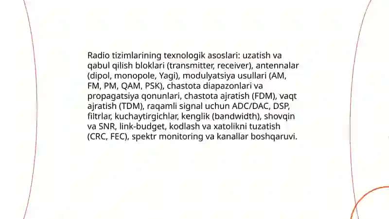 Radio- tezkor xabar berish va axborot tarqatish vositasi 4