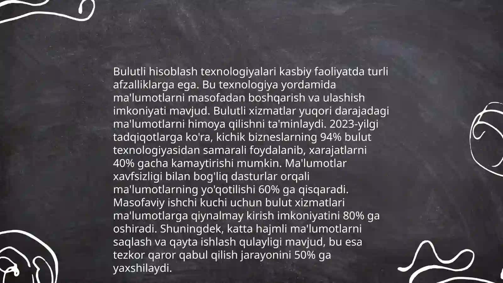 Bulutli texnologiyalar va ularning ta'limiy imkoniyatlari 4