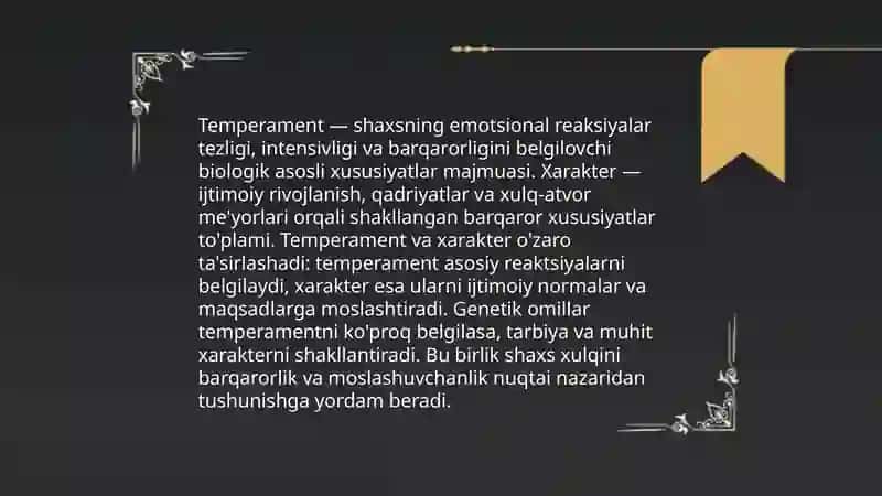 Shaxsning psixologik talqini 4