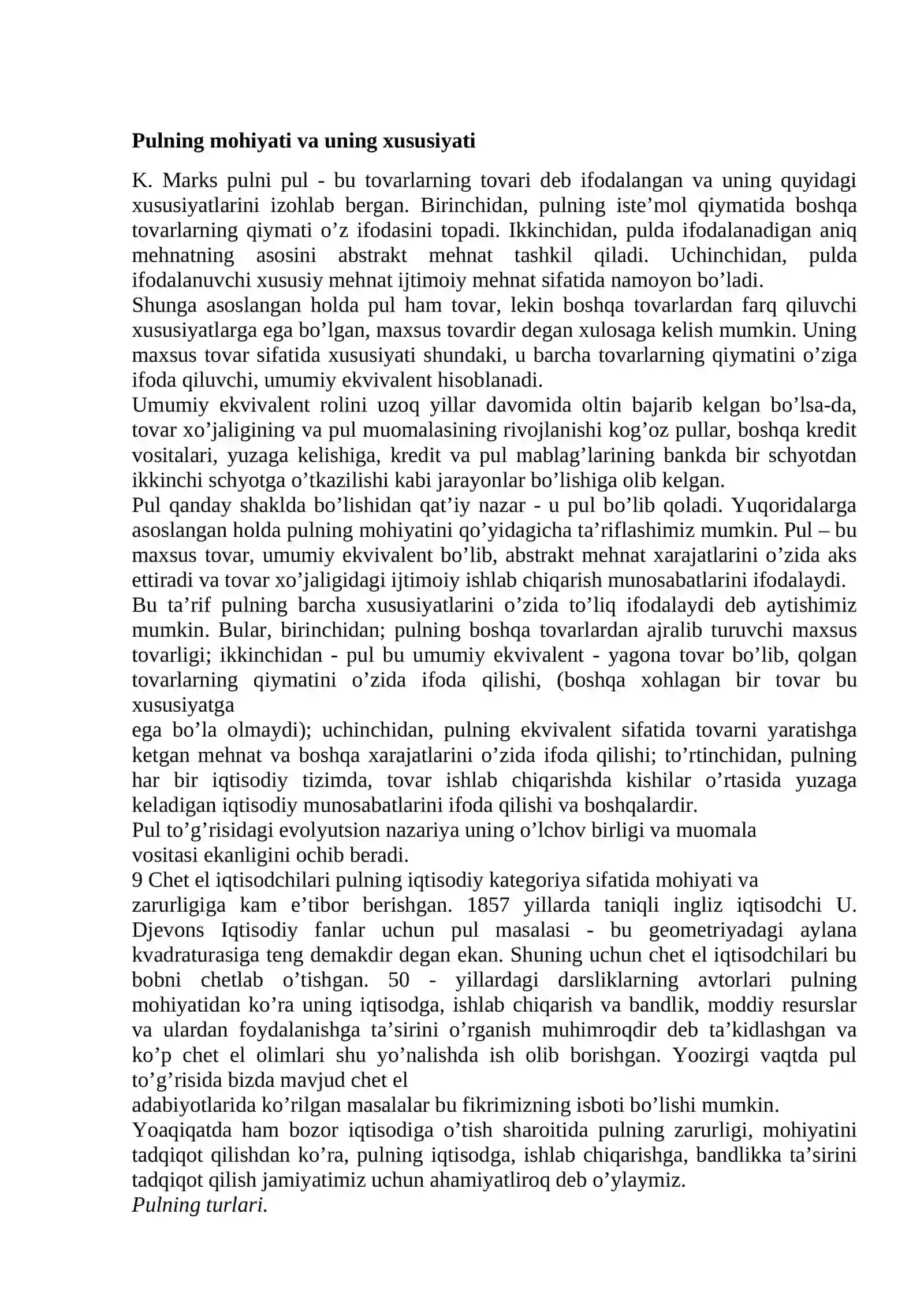 Pul, kredit va bank tizim 4