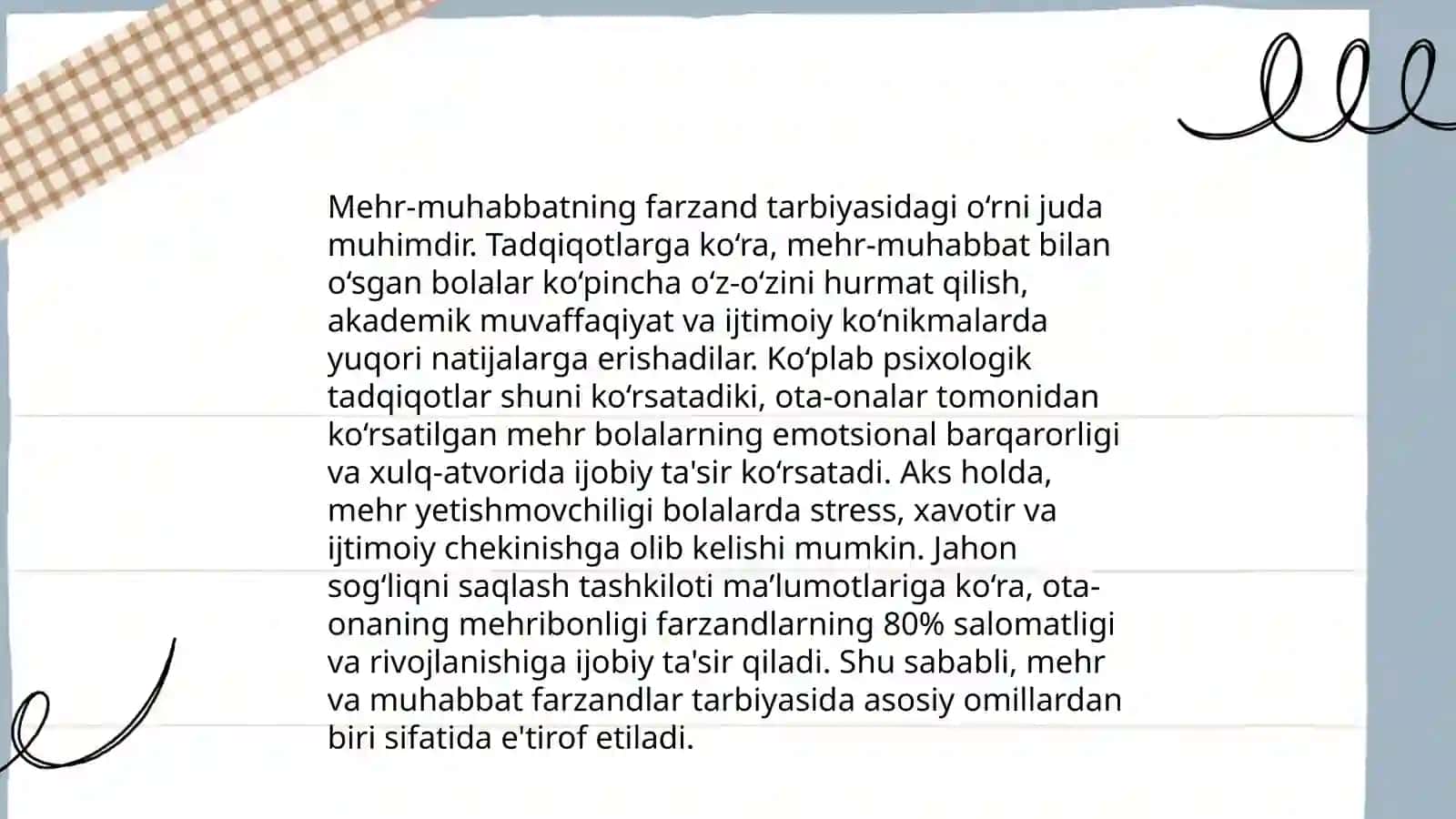 Oilada tarbiya masalasi 4