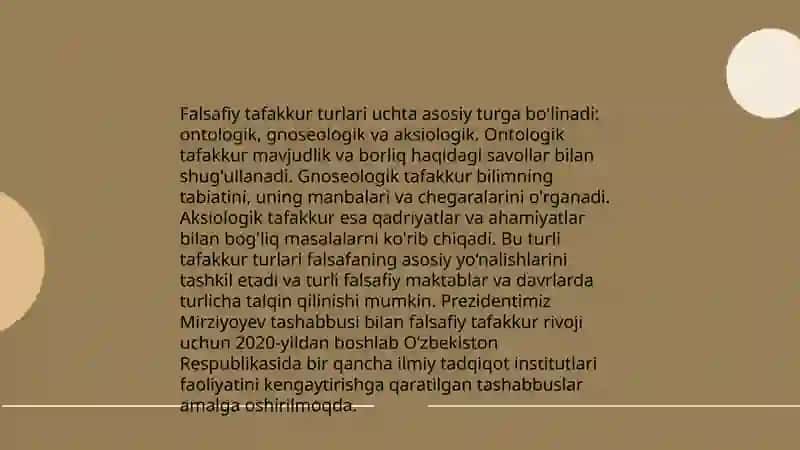 Falsafa uning baxs mazmuniyati 4