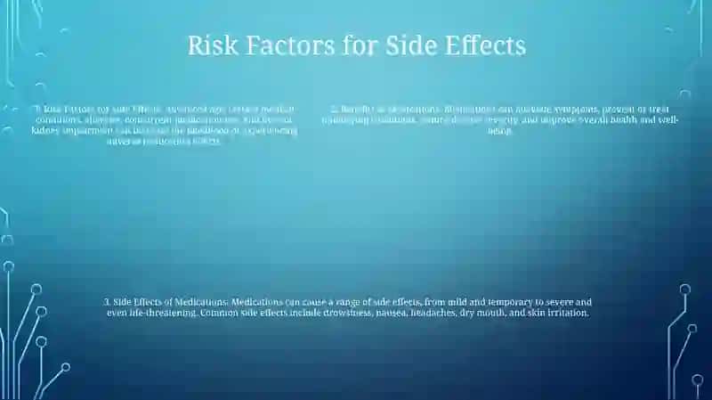 Benefits A Side Effects Of Medications 4