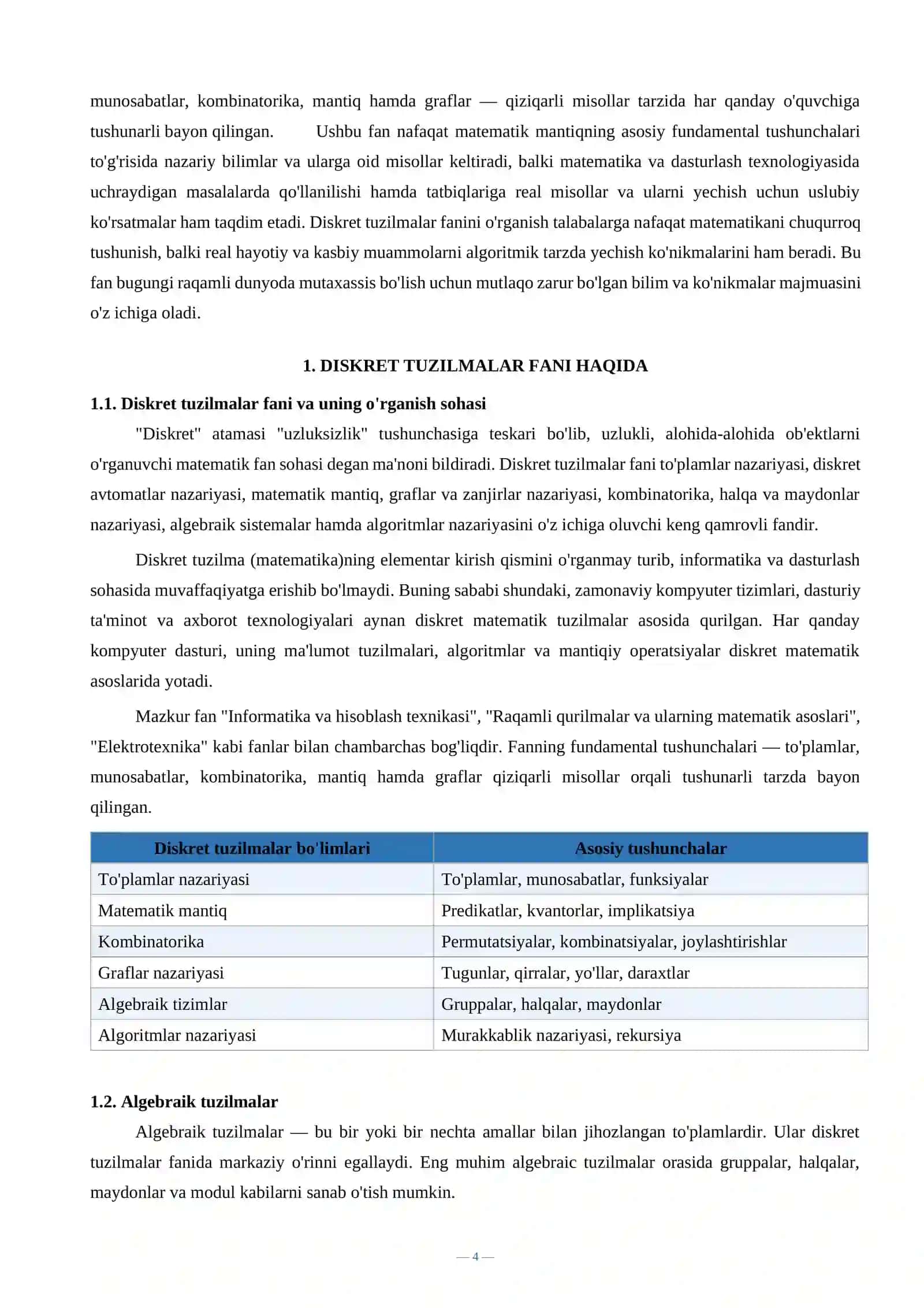 Elektronika va sxemalar fanidan 4