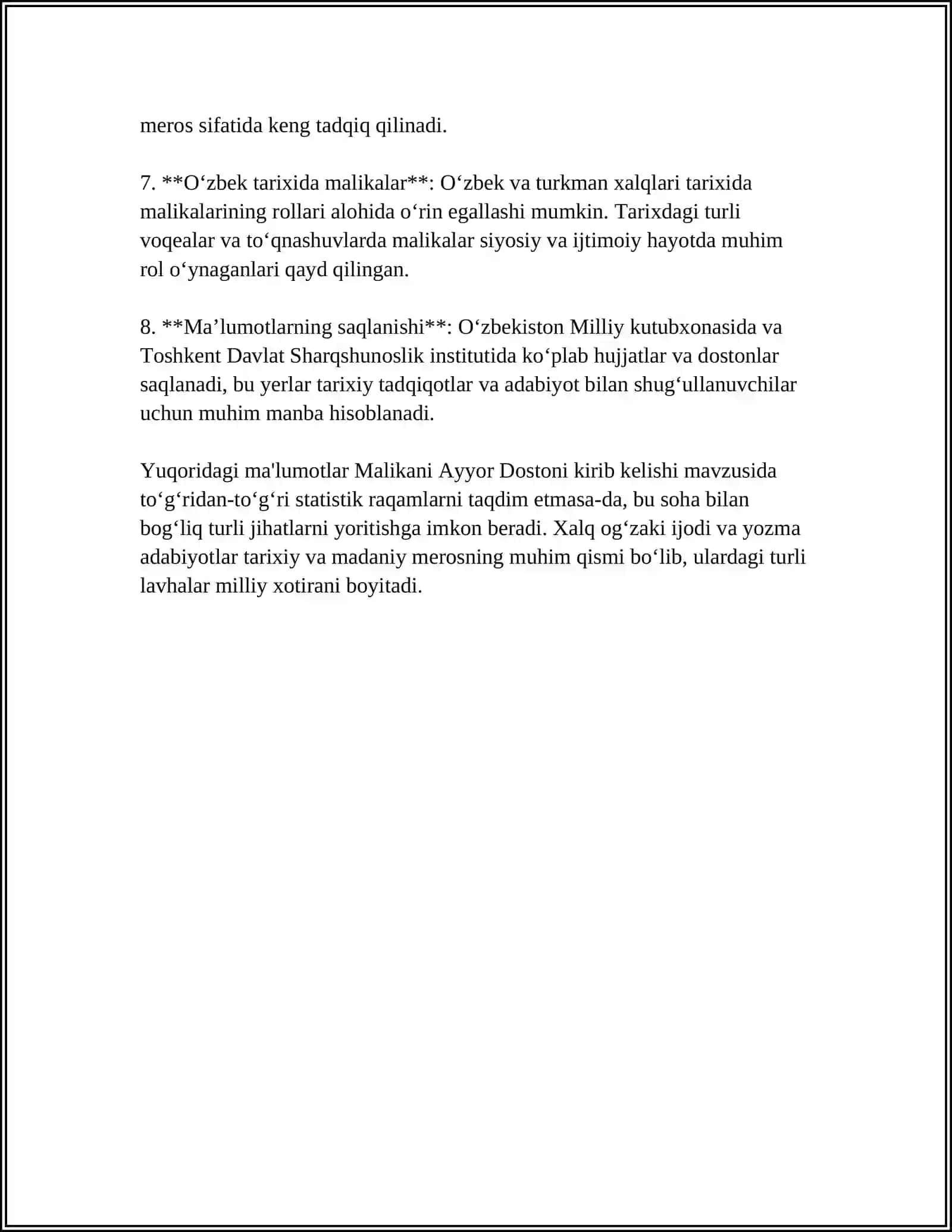MALIKANI AYYOR DOSTONI 4