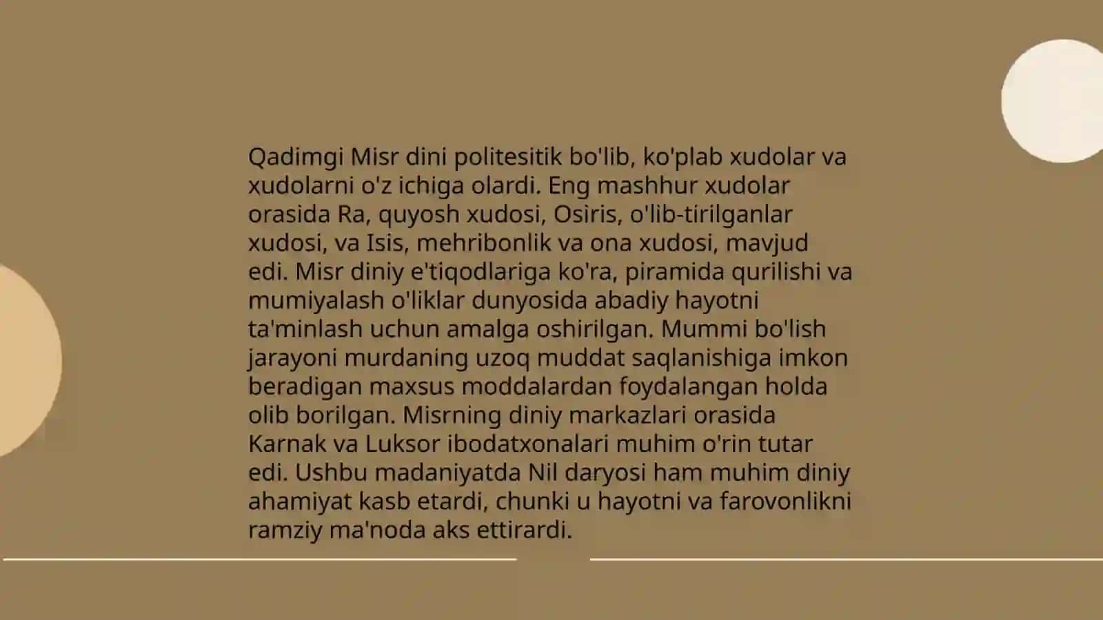 Qadimgi Misr sivilizatsiyasi 4