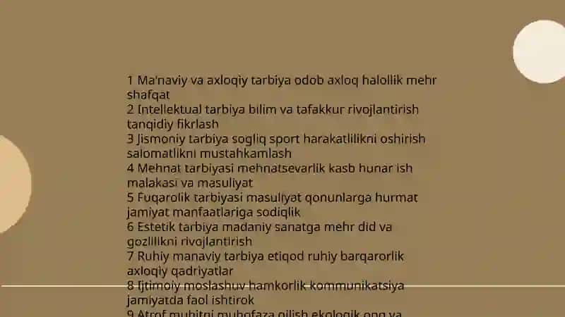 Tarbiyaning maqsadi va vazifasi 4