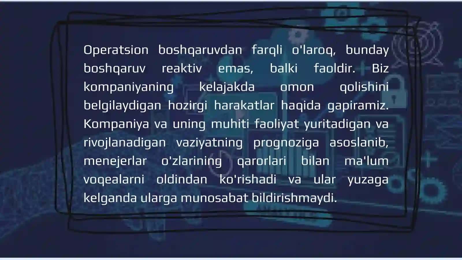 TASHKILOTNING STRATEGIK BOSHQARUVI 4