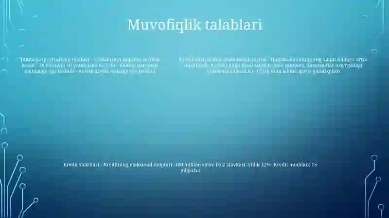 Davlat Kreditini Olish Tartibi 4