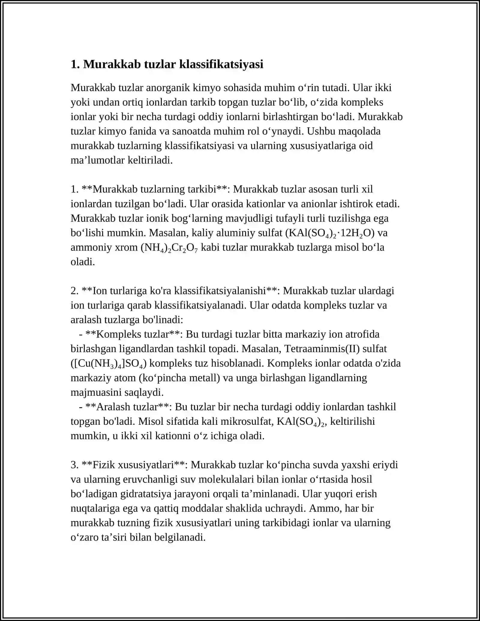 Murakkab tuzlar klassifikatsiyasi 4