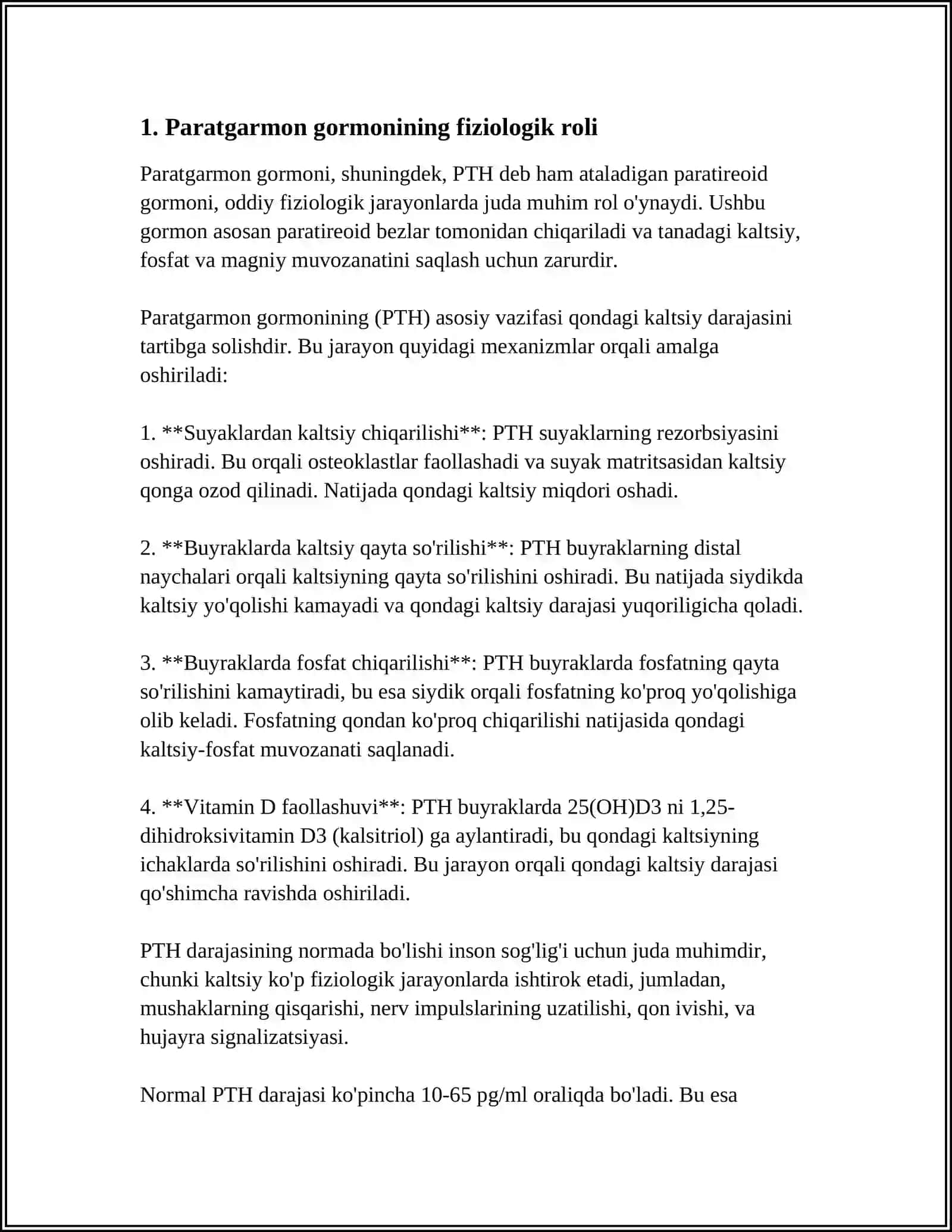 PARATGARMON VA UNING AHAMIYATI 4