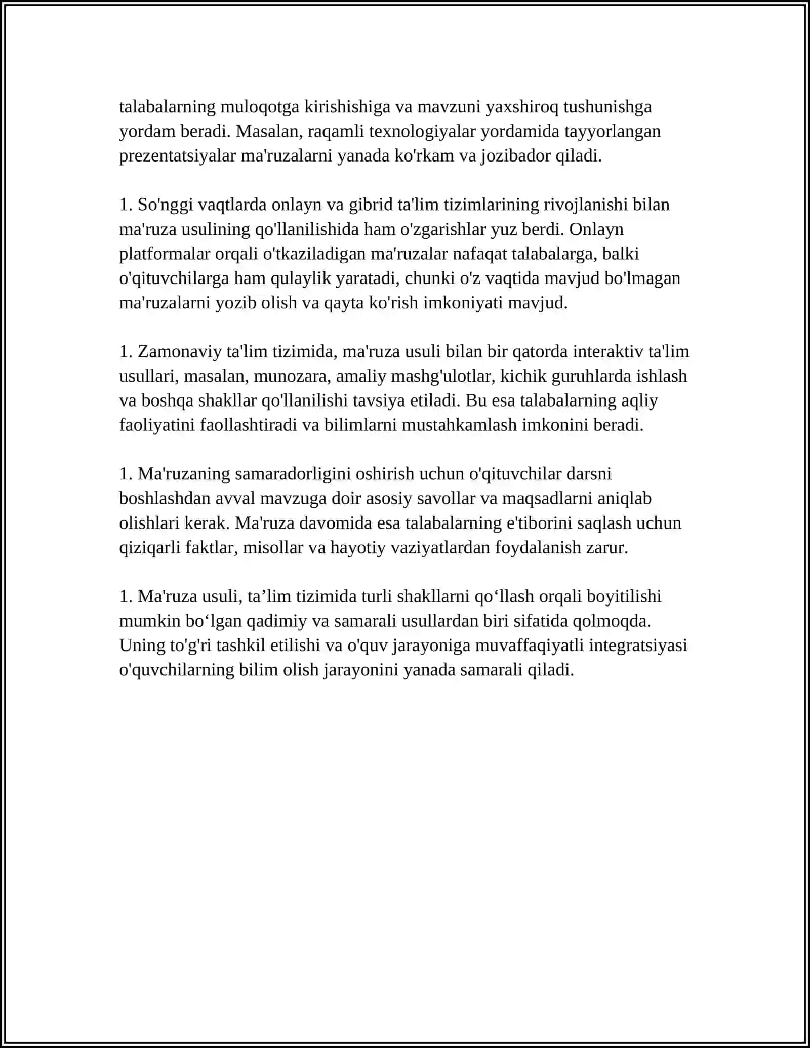 TA'LIMNI TASHKILLASHTIRUVCHI SHAKLLARI VA VOSITALARI 4
