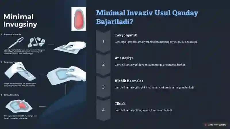 Minimal Invaziv Usul Koʻrsatma Oʻtkazish Texnikasi 4