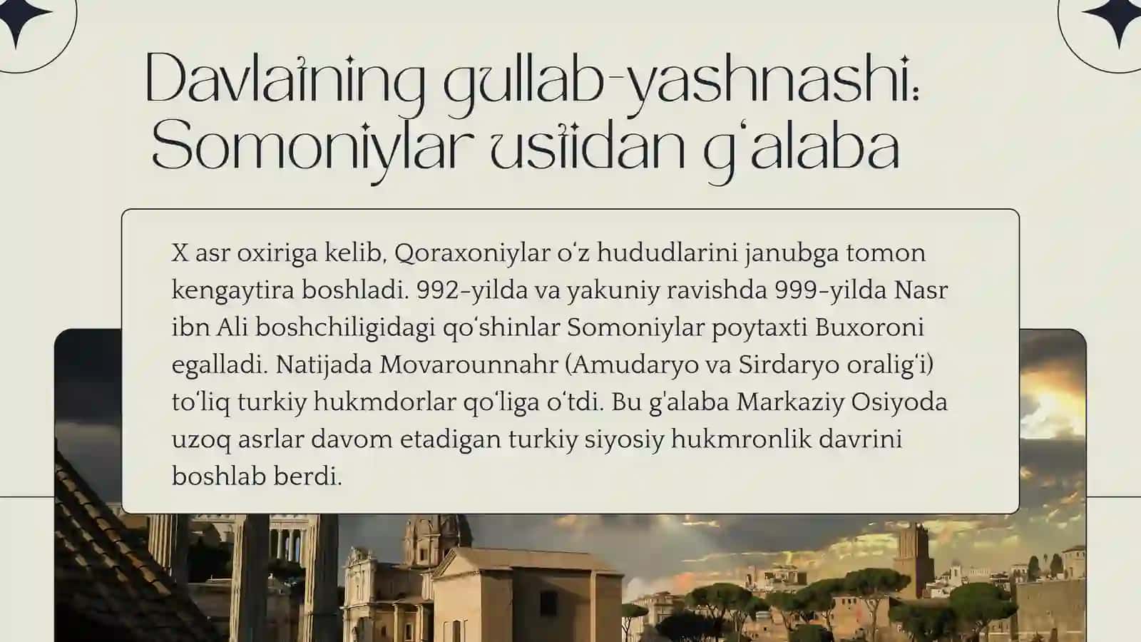 Qoraxoniylar davlati 4