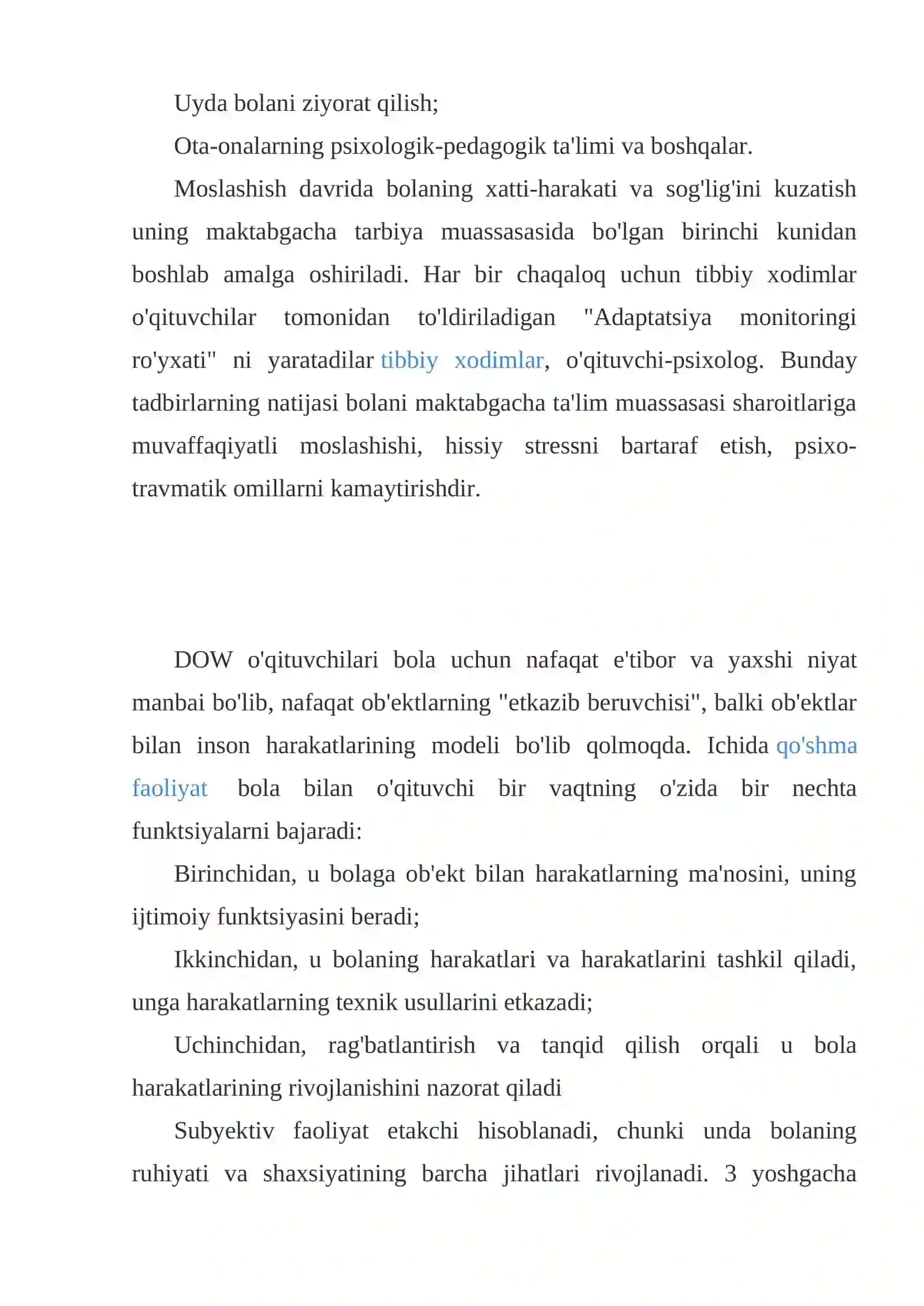 ZAMONAVIY MAKTABGACHA TA’LIM TASHKILOTLARIDA LOYIXALASHTIRISH FAOLIYATINING AHAMIYATI 4