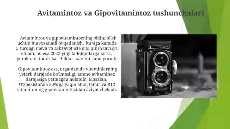 Avitaminoz va gipovitaminozlar 4