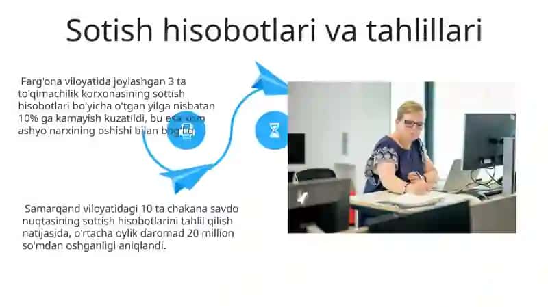 Boshqaruv hisobining sotish faoliyati 4
