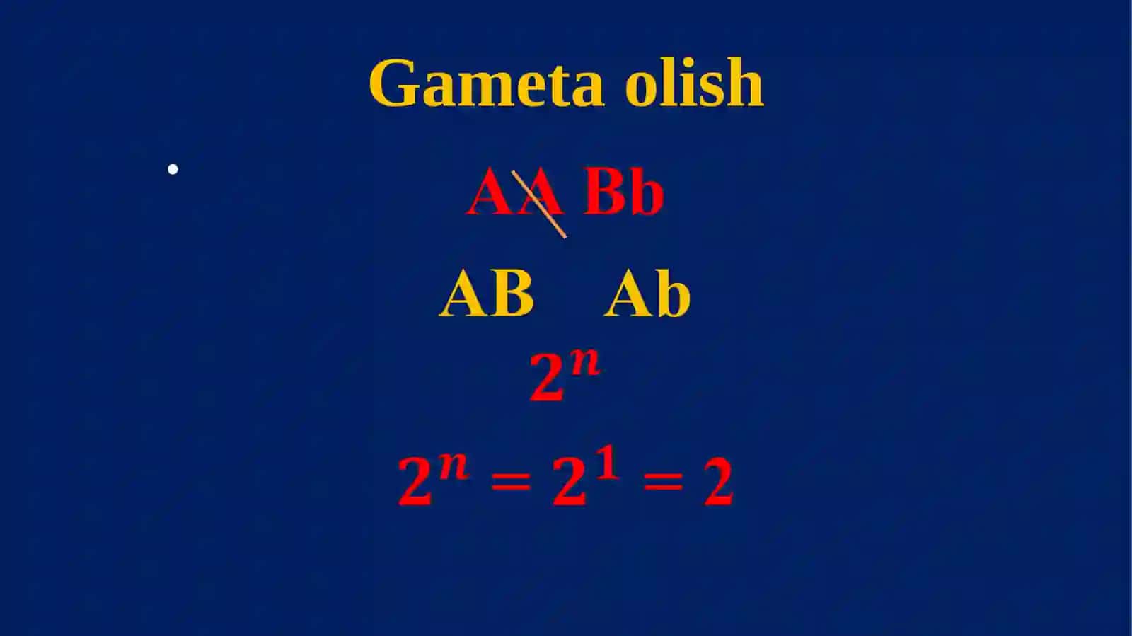 Gameta olish 4