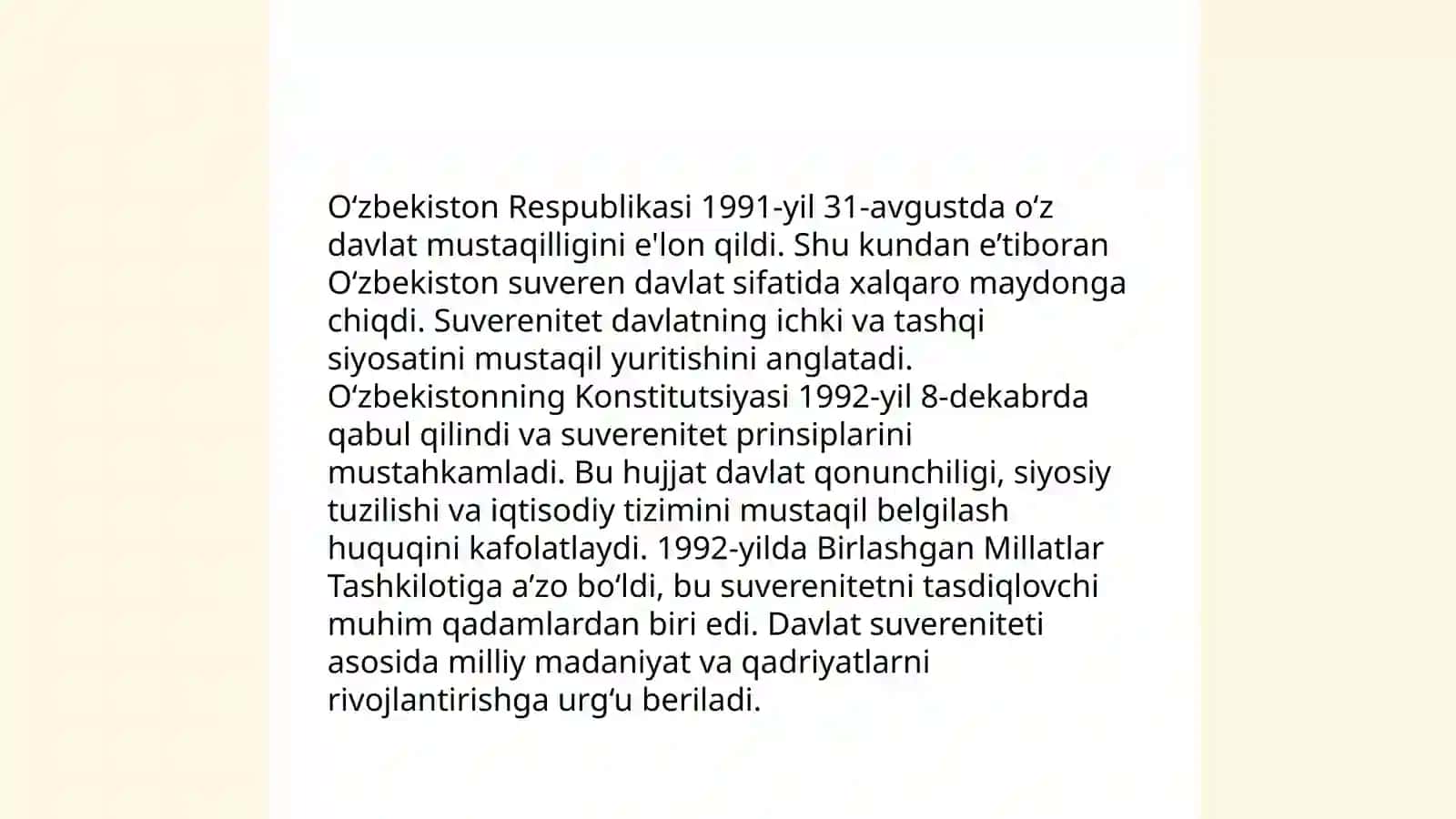 Òzbekiston Respublikasining milliy davlat tuzilishi 4