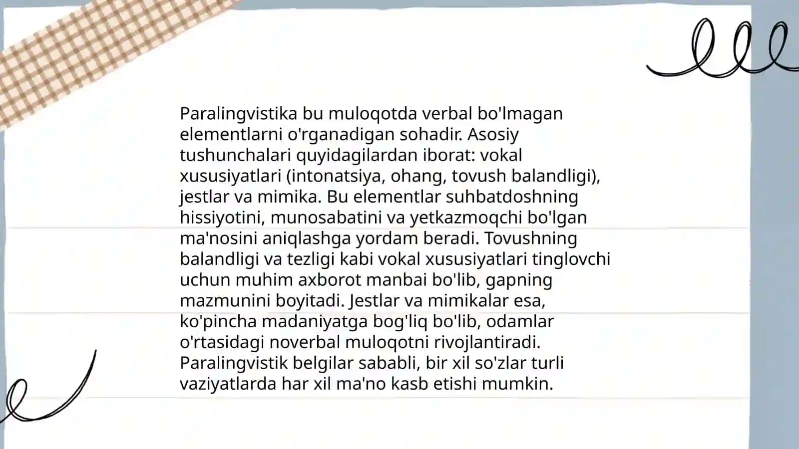 Lingvopragmatika va paralingvistika 4