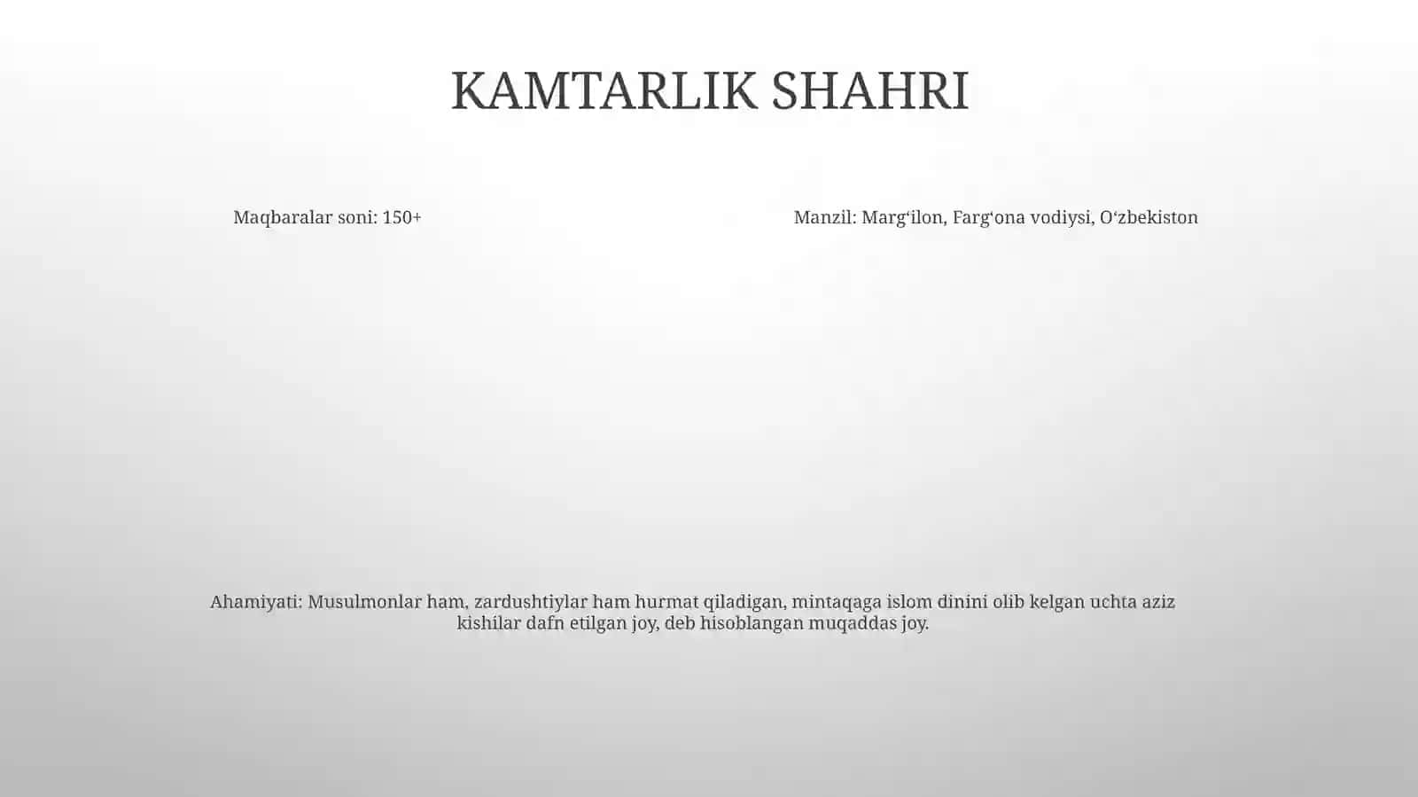 Fozil Odamlar Shahri 4
